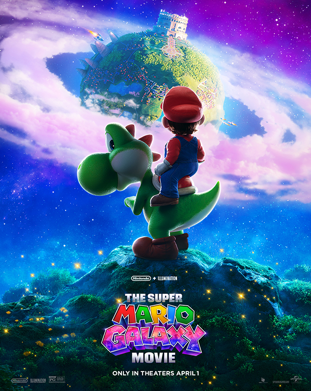 the super mario galaxy movie Poster